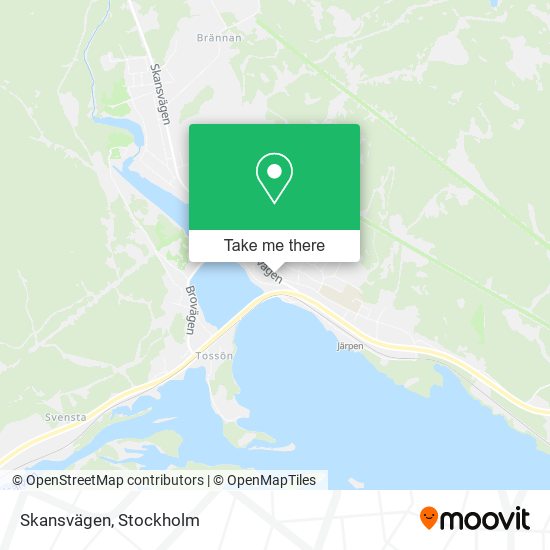 Skansvägen map