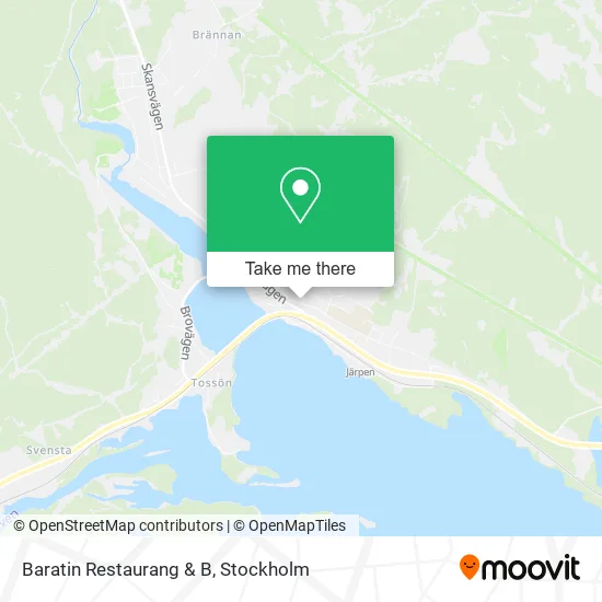 Baratin Restaurang & B map