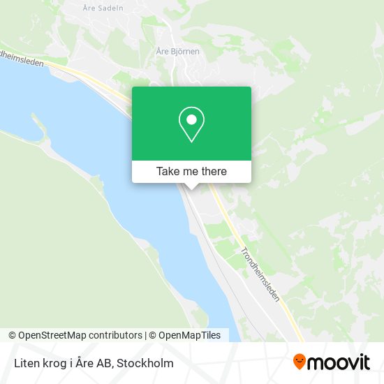 Liten krog i Åre AB map