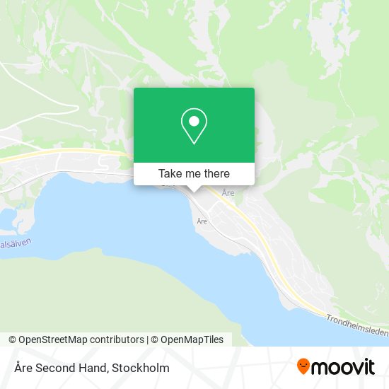 Åre Second Hand map