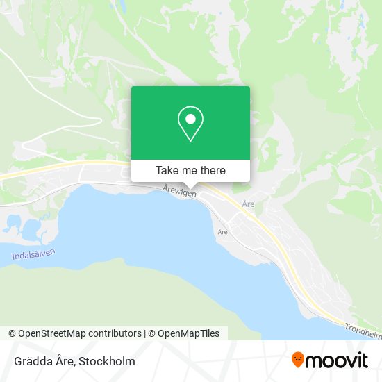 Grädda Åre map