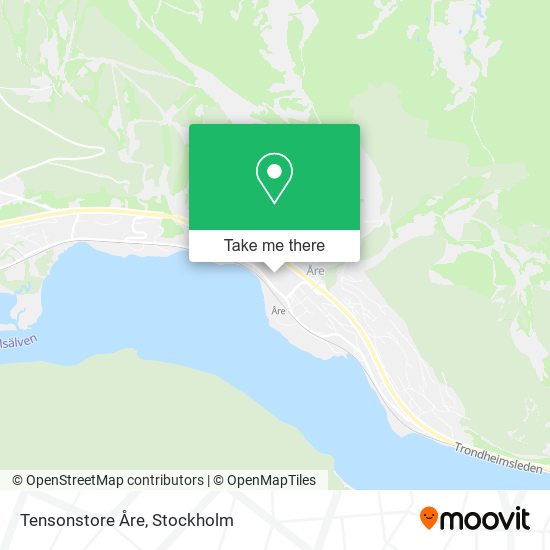 Tensonstore Åre map
