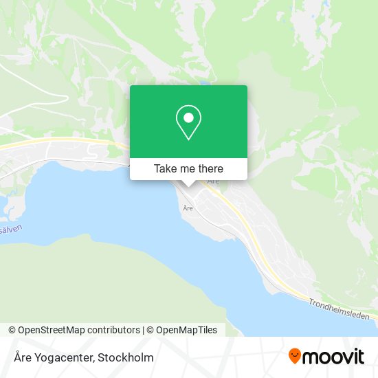 Åre Yogacenter map