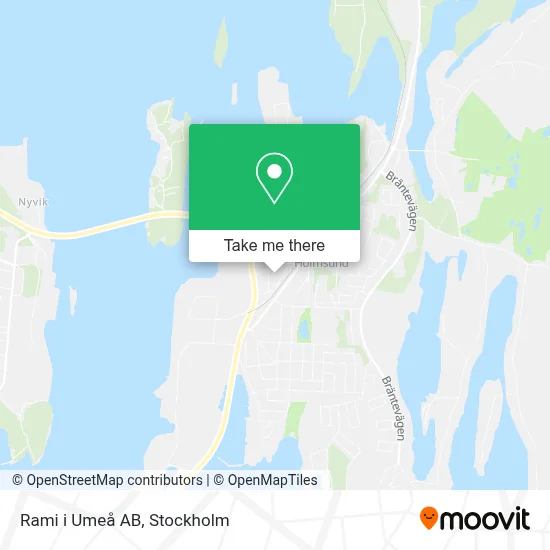 Rami i Umeå AB map