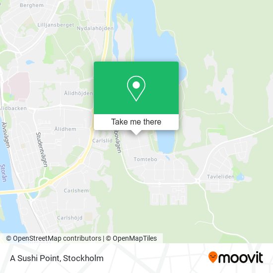 A Sushi Point map