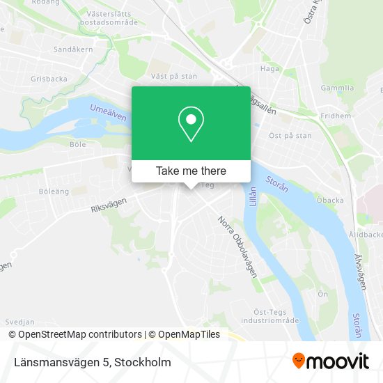 Länsmansvägen 5 map