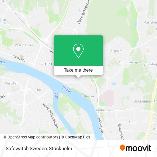 Safewatch Sweden map