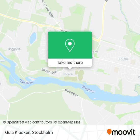 Gula Kiosken map