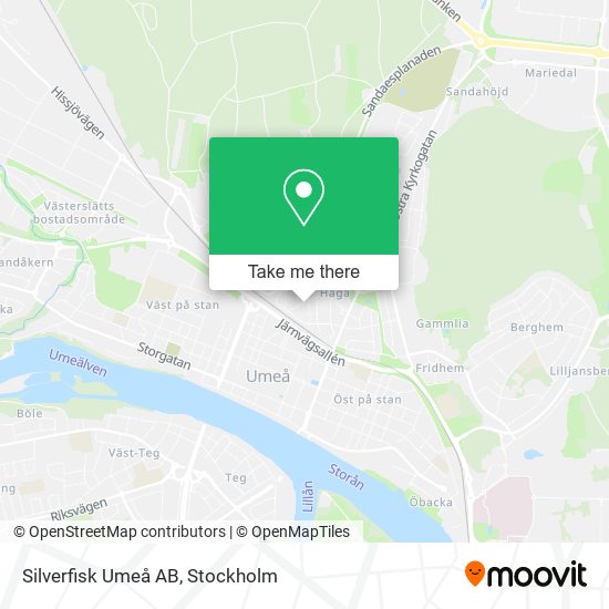Silverfisk Umeå AB map