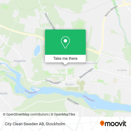 City Clean Sweden AB map