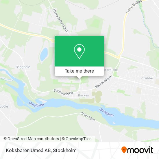 Köksbaren Umeå AB map