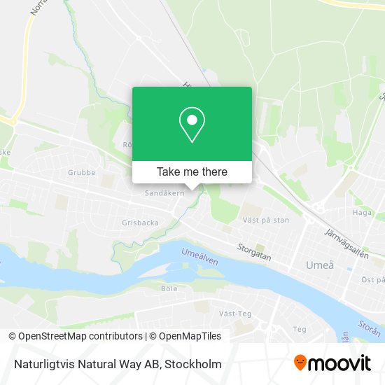 Naturligtvis Natural Way AB map