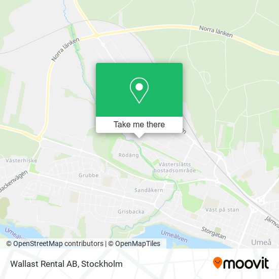 Wallast Rental AB map