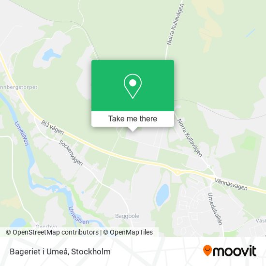 Bageriet i Umeå map