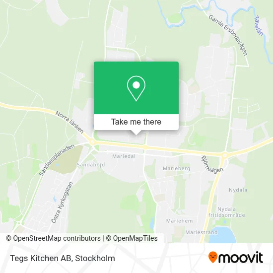 Tegs Kitchen AB map