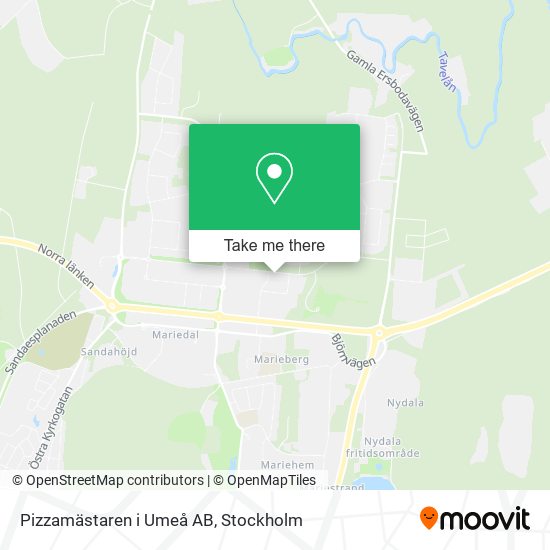 Pizzamästaren i Umeå AB map