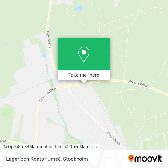 Lager och Kontor Umeå map