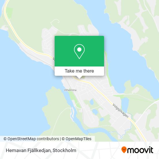 Hemavan Fjällkedjan map