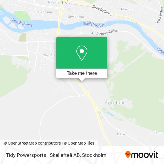 Tidy Powersports i Skellefteå AB map