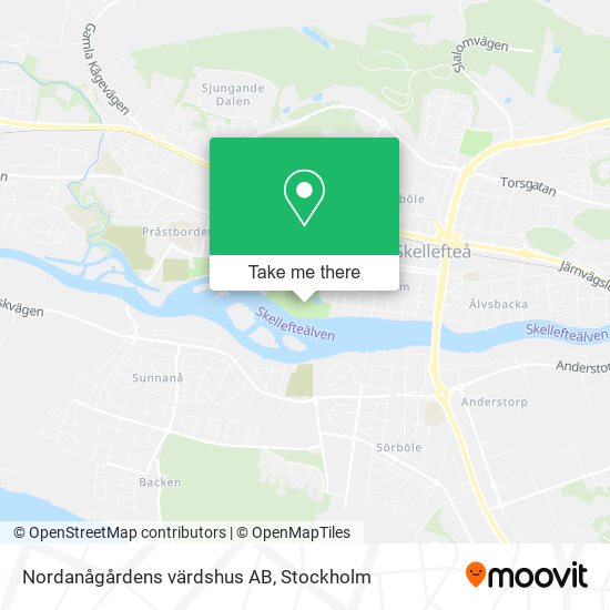 Nordanågårdens värdshus AB map