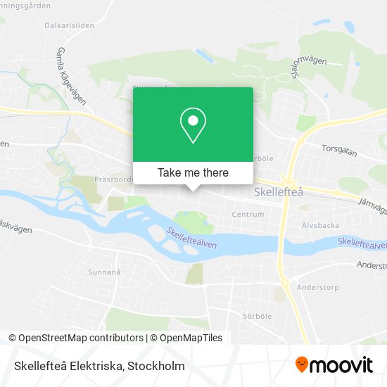 Skellefteå Elektriska map