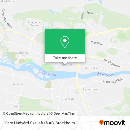 Care Hudvård Skellefteå AB map