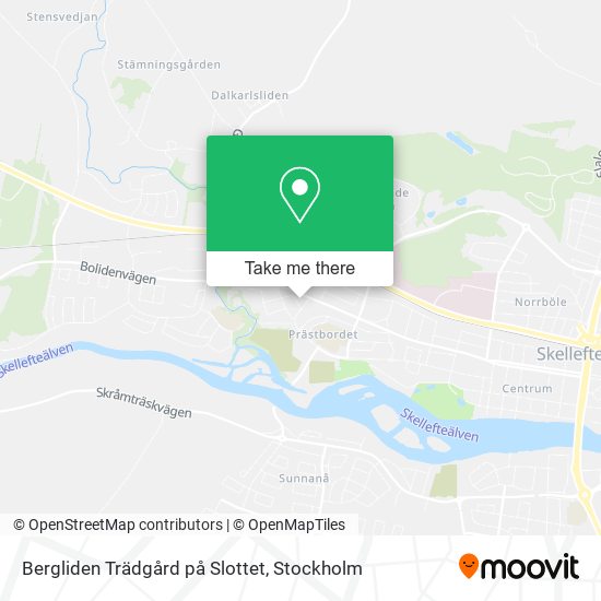 Bergliden Trädgård på Slottet map