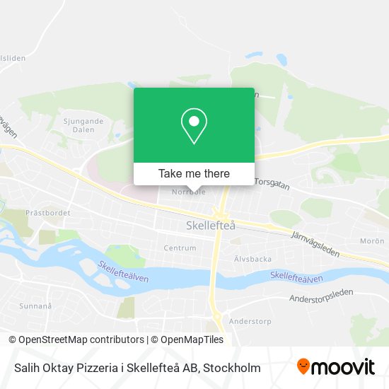 Salih Oktay Pizzeria i Skellefteå AB map