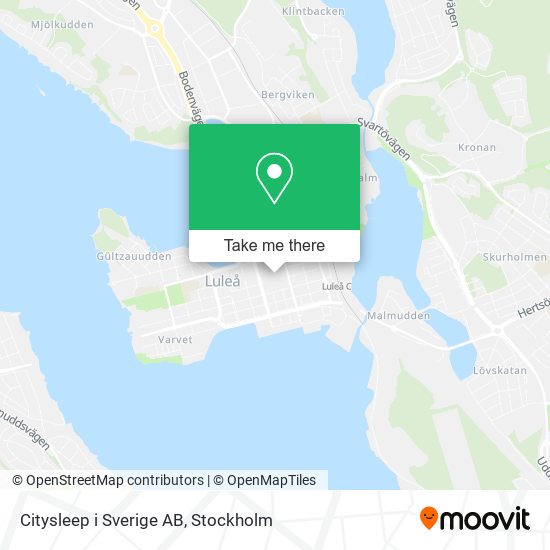 Citysleep i Sverige AB map