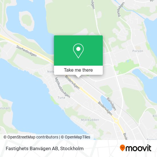 Fastighets Banvägen AB map