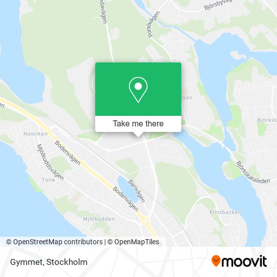 Gymmet map