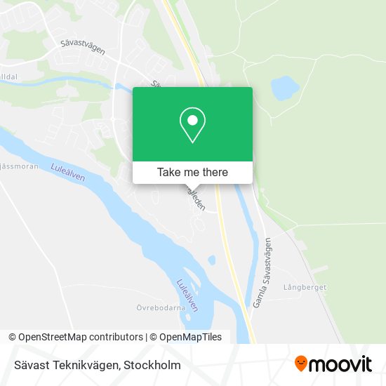 Sävast Teknikvägen map