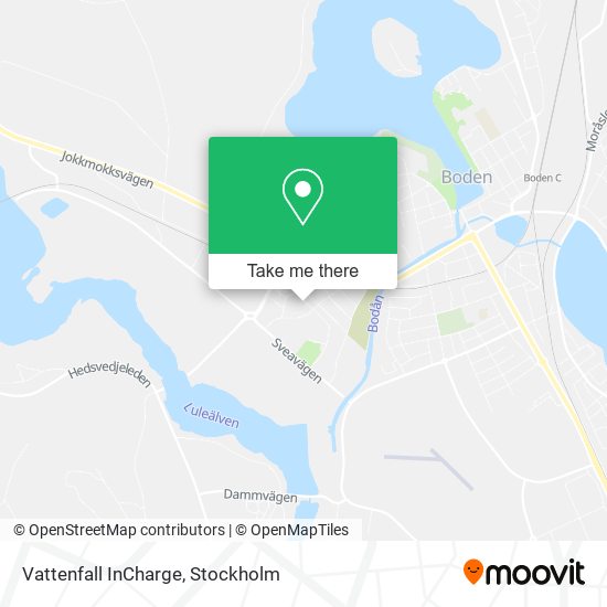 Vattenfall InCharge map