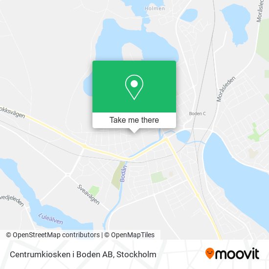 Centrumkiosken i Boden AB map