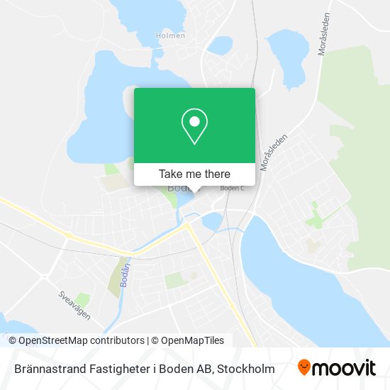 Brännastrand Fastigheter i Boden AB map