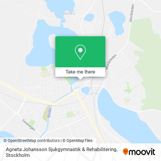 Agneta Johansson Sjukgymnastik & Rehabilitering map
