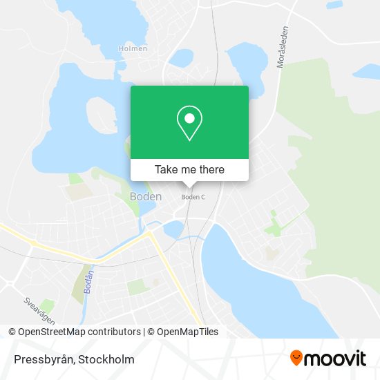 Pressbyrån map