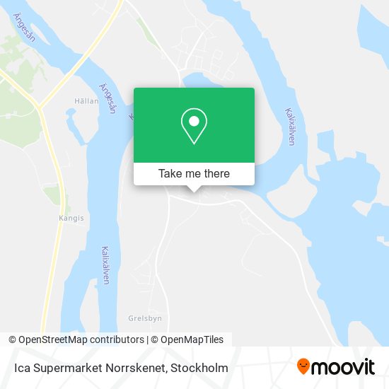 Ica Supermarket Norrskenet map