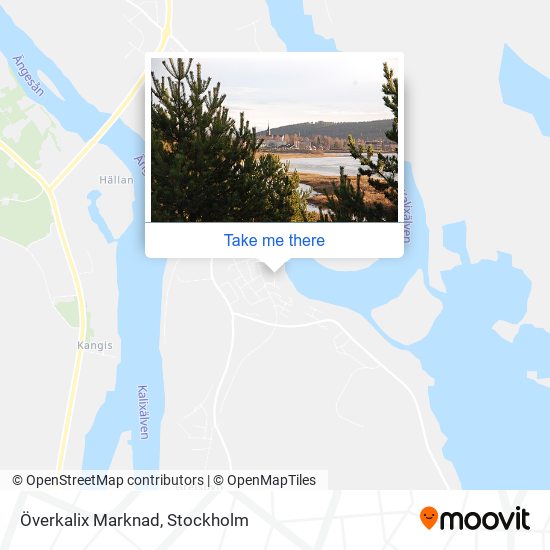 Överkalix Marknad map