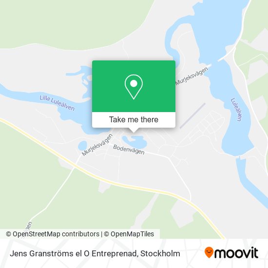 Jens Granströms el O Entreprenad map