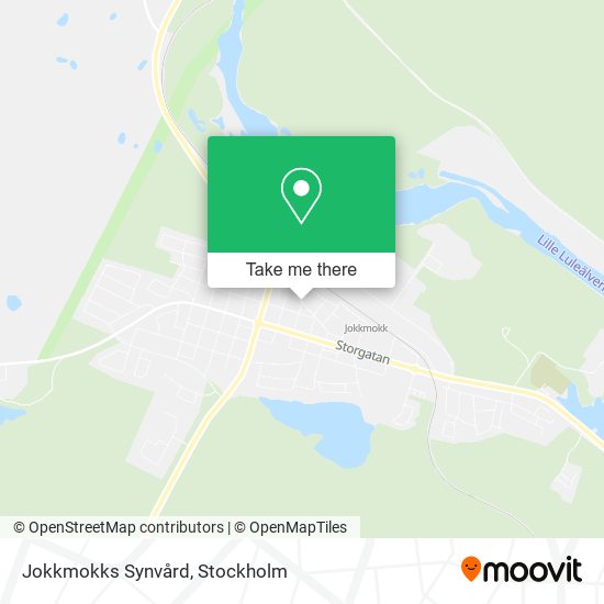 Jokkmokks Synvård map