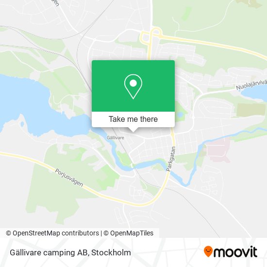 Gällivare camping AB map