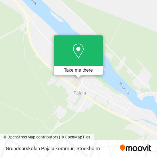 Grundsärskolan Pajala kommun map