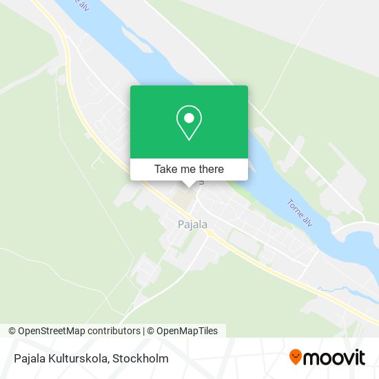 Pajala Kulturskola map