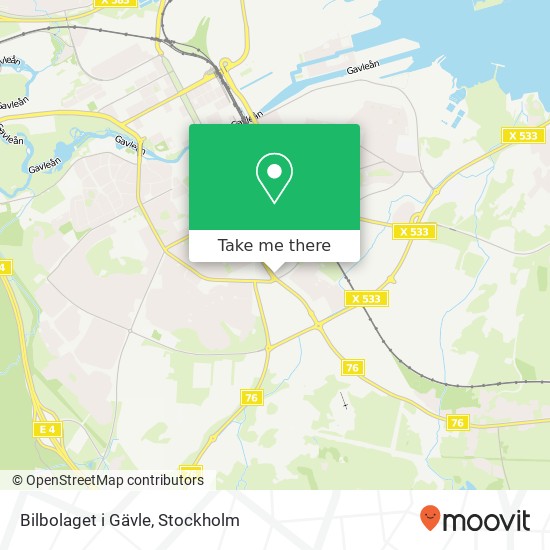 Bilbolaget i Gävle map