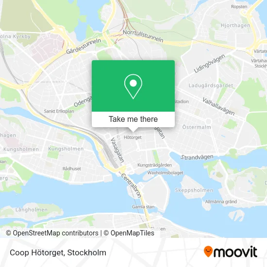 Coop Hötorget map