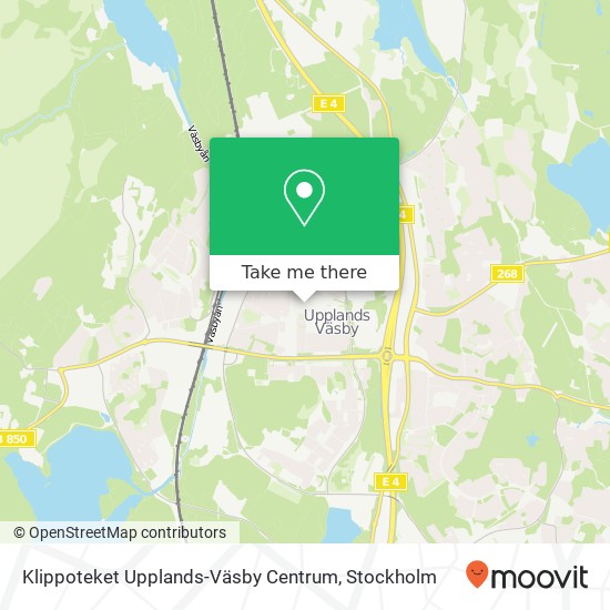 Klippoteket Upplands-Väsby Centrum map