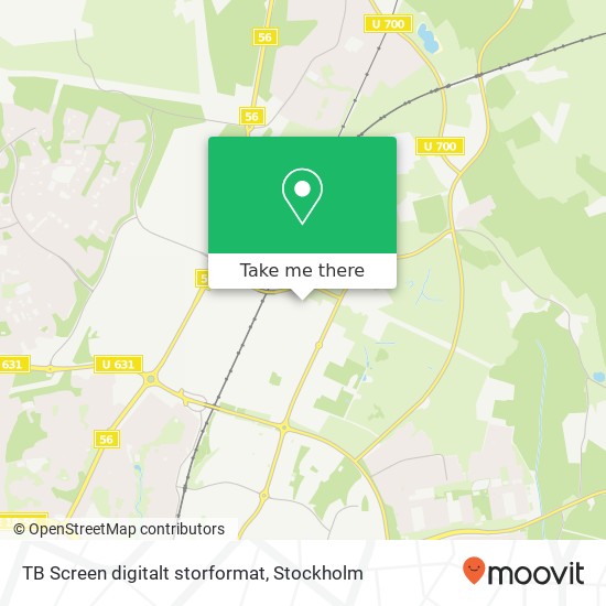 TB Screen digitalt storformat map