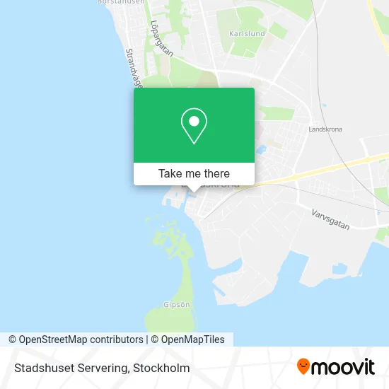 Stadshuset Servering map