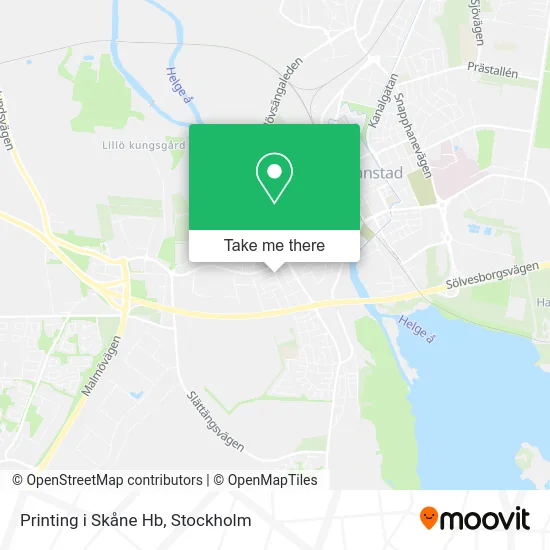 Printing i Skåne Hb map